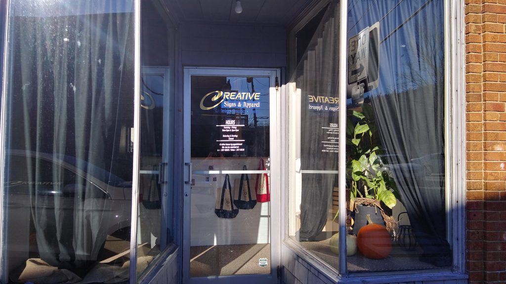 Creative Sign & Apparel Storefront