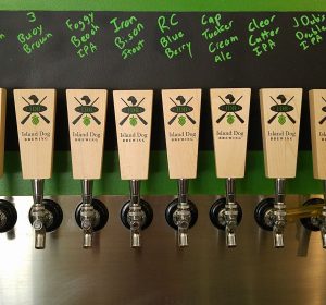 Island Dog Brewing Tap Handles