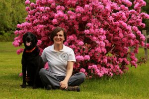 Lindsay Ware and Dog