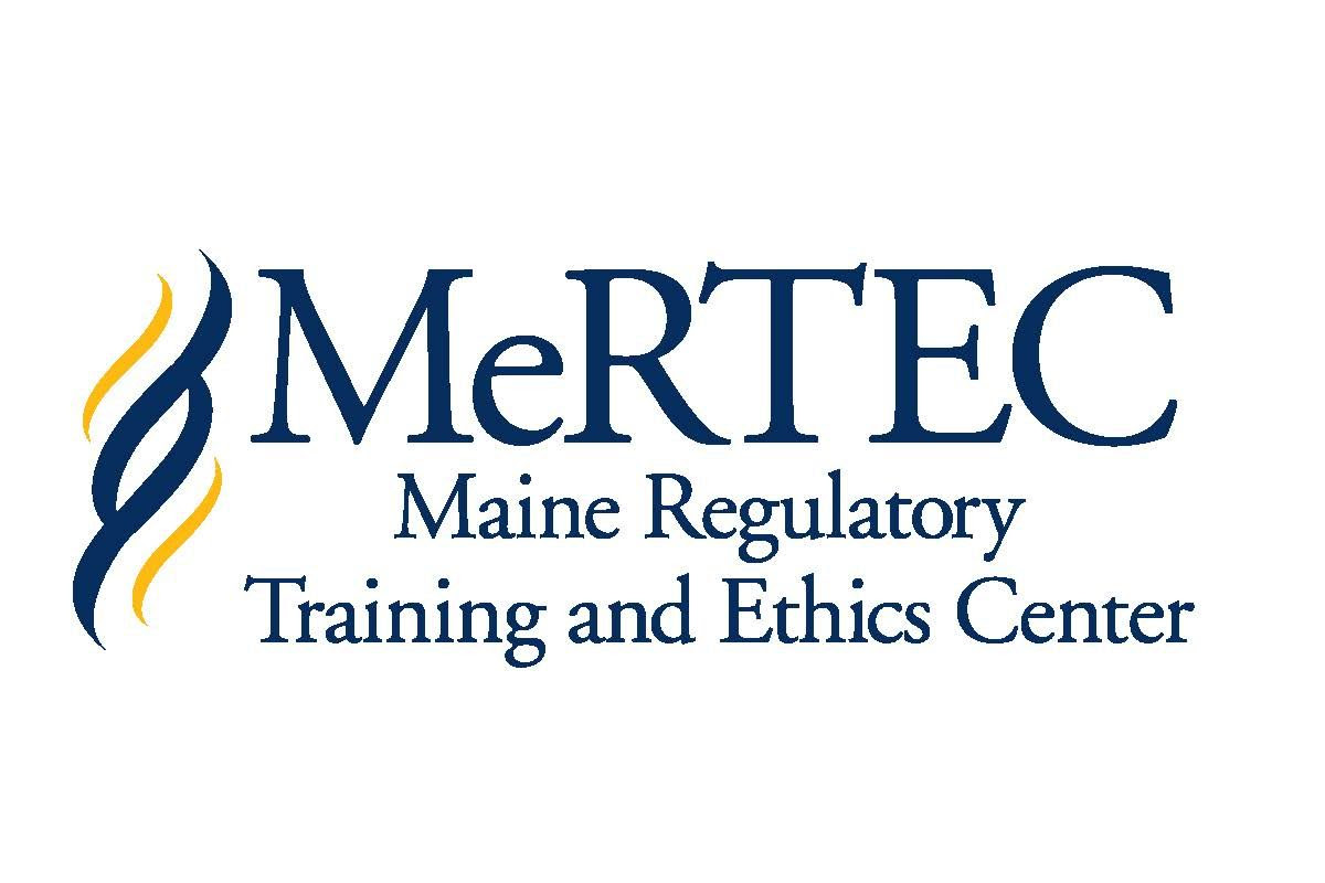 MeRTEC Maine Regulatory Training and Ethics Center Logo