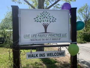 Sign - Live Life Family Practice - South Paris - Maine SBDC