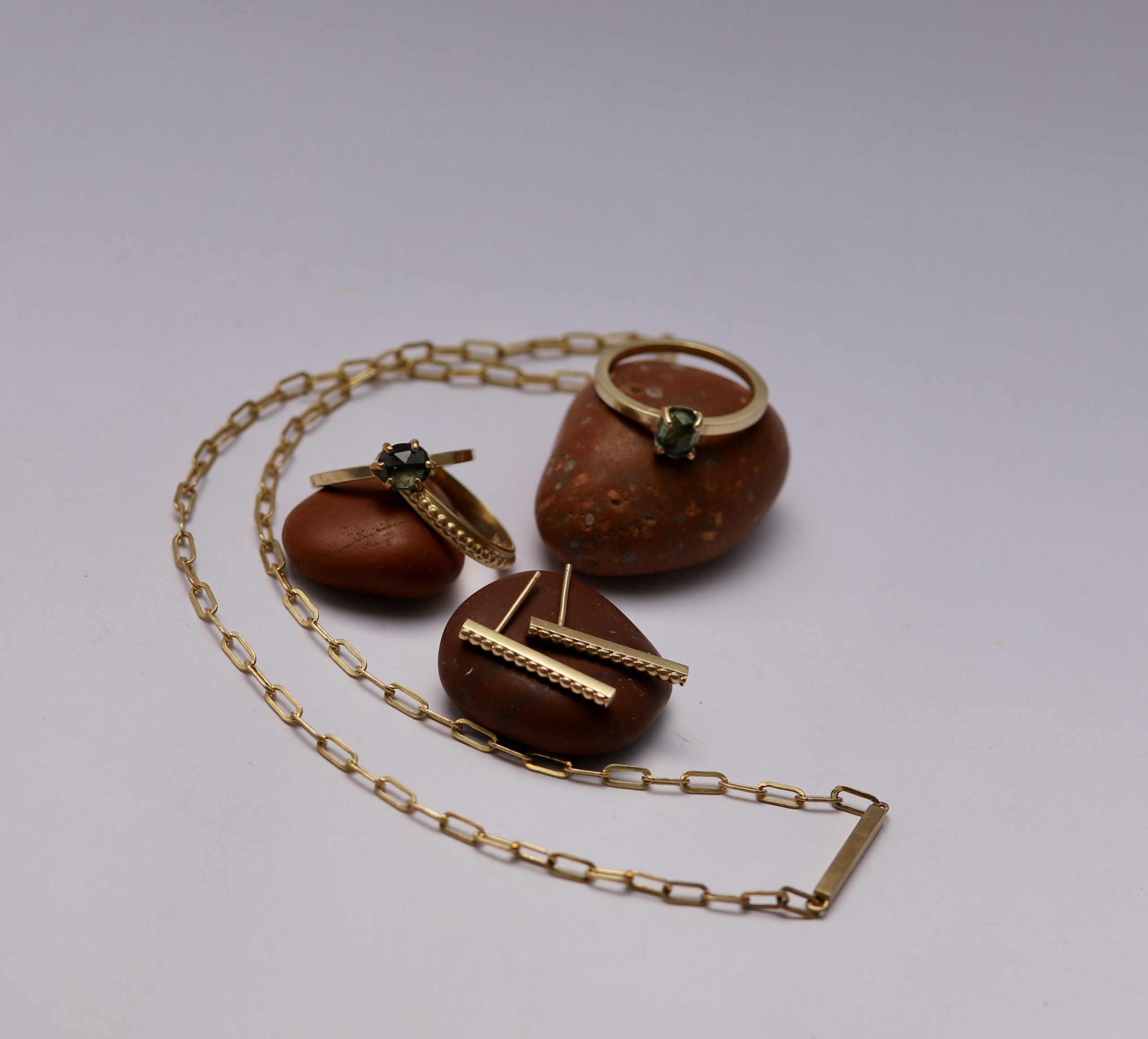 Gold jewelry - Katharine Jane Jewelry - Morrill - Maine SBDC