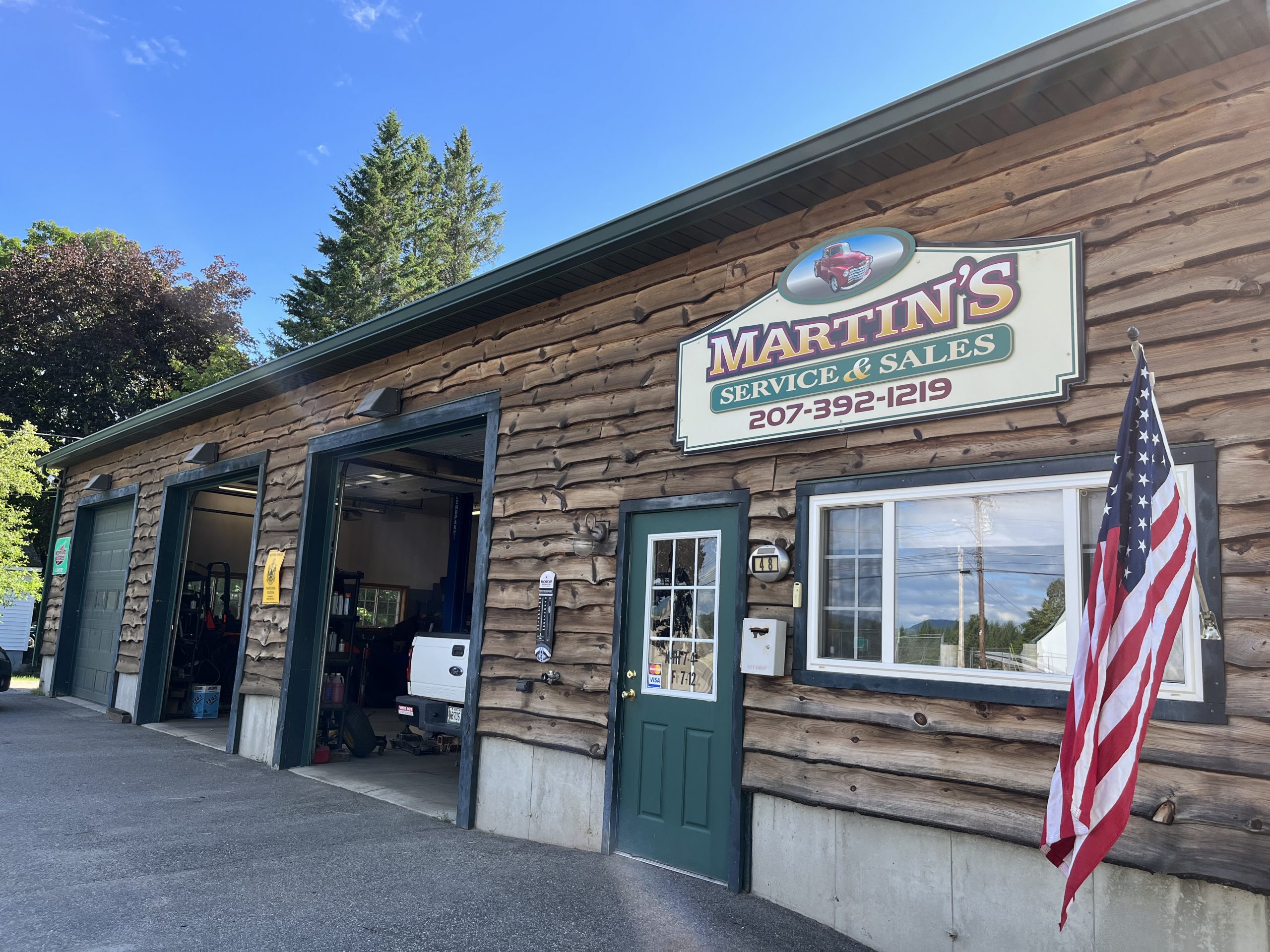Store front - Martin's Service and Sales - Maine SBDC