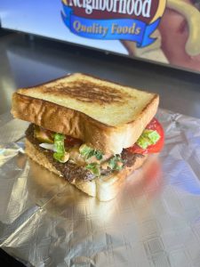 Hamburger on Texas Toast