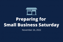 Small Business Saturday Prep