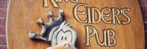 King Eider's Pub front sign