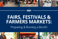 Preparation For Fairs, Festivals And Farmers Markets