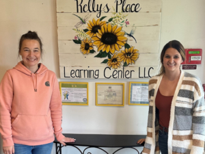 Emily Lee and Shyla Pinette, Director and Business Owner of Kelly's Place Learning Center