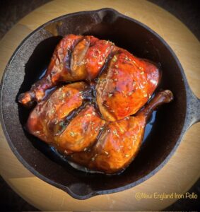 Chicken served at New England Iron Pollo