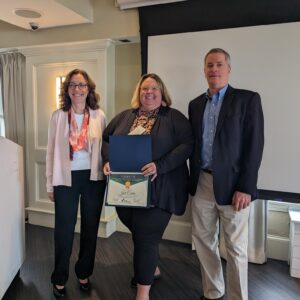 Certified Business Advisor Chase Nelson (Center) with State Directors Linda Rossi (VT SBDC) and Mark Delisle (ME SBDC)