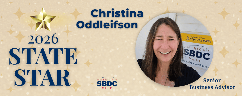 Christina Oddleifson is the 2026 State Star Award Winner (beige background and photo)